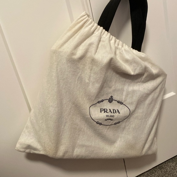 EUC [Prada] Sports Nylon Carryall Shopping Shoulder Bag w/ Dust Bag & Auth Cards - Picture 3 of 16